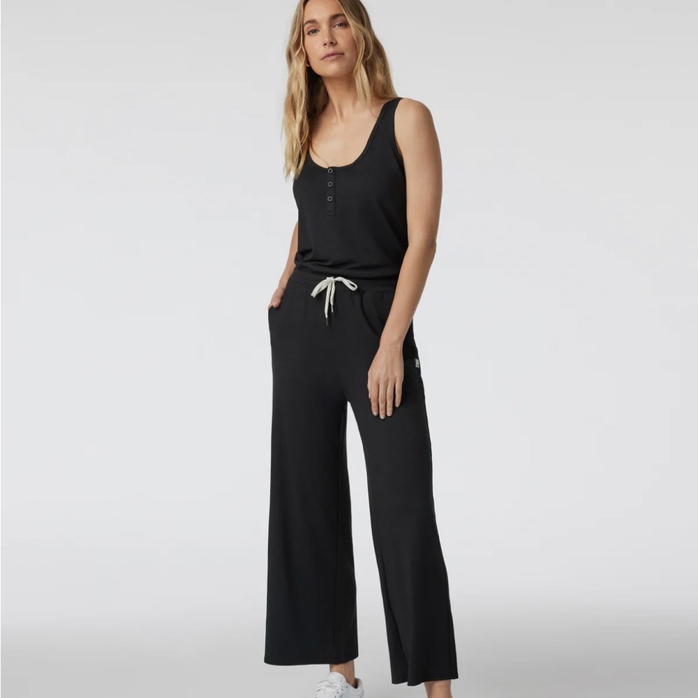 Vuori Black falls jumpsuit